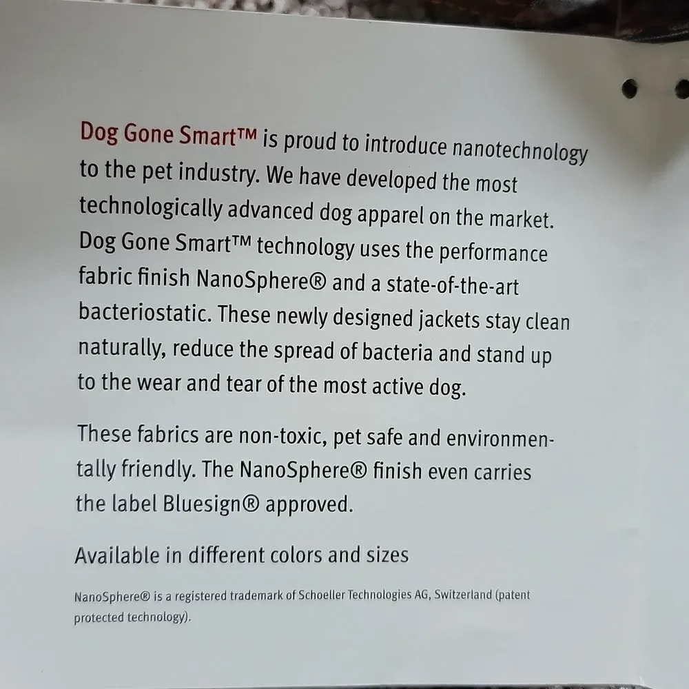 The Dog Gone Smart Wear NanoSphere Adjustable Pet Dog Puppy Jean Jacket 12